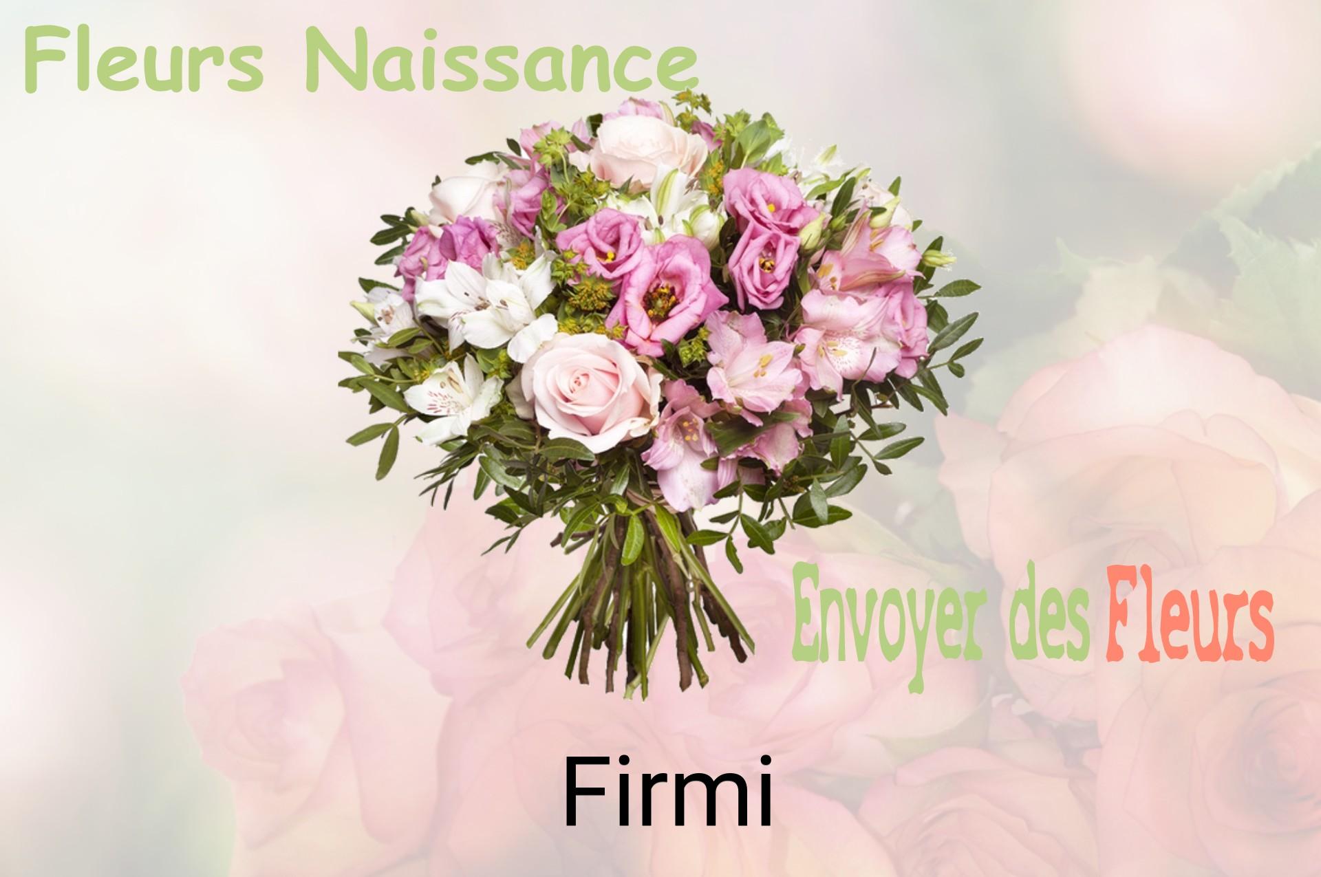 Bouquet de fleurs de naissance livré à Firmi